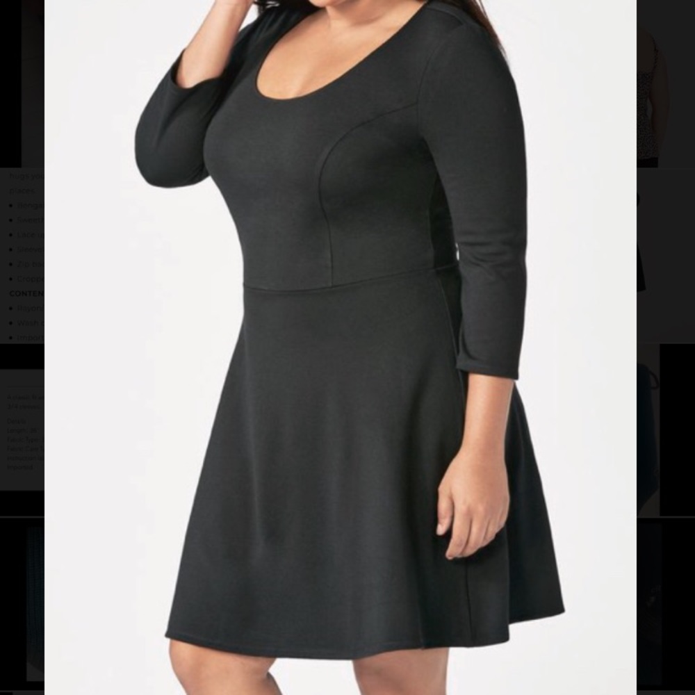 Justfab Fit and Flare Dress